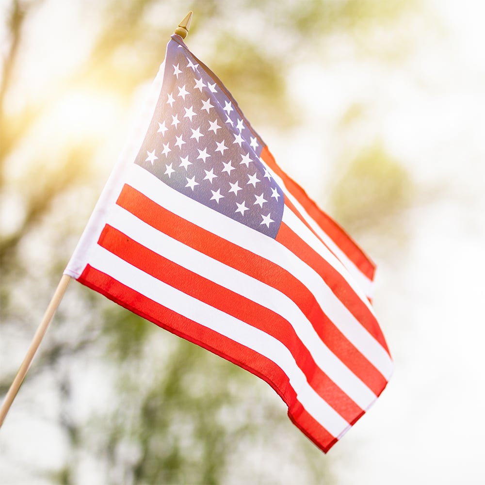 a close up of a flag