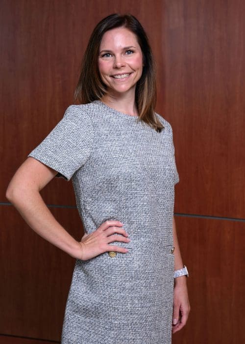 a person standing posing for the camera